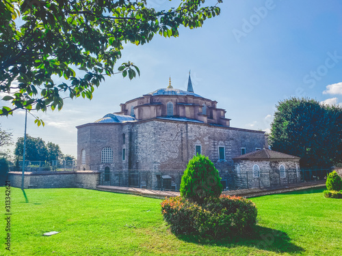 Little Hagia Sophia Mosque, also known as the Kucuk Aya Sofya, in Istanbul, Turkey. Formerly Byzantine Church of Saints Sergius and Bacchus. kucuk ayasofya photo
