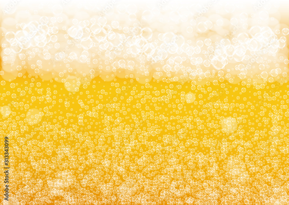 Beer background. Craft lager splash. Oktoberfest foam. Hipster pint of ale with realistic white bubbles. Cool liquid drink for pab menu design. Orange cup with beer background. Beer background. Craft lager splash. Oktoberfest foam. Hipster pint of ale with realistic white bubbles. Cool liquid drink for pab menu design. Orange cup with beer background.