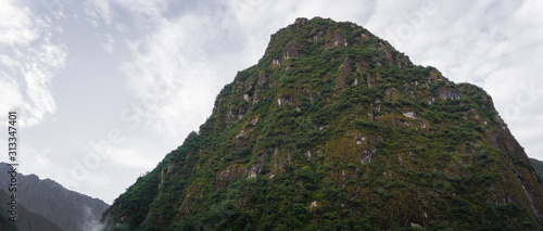 Aguas Calientes town in Cusco Peru  photo