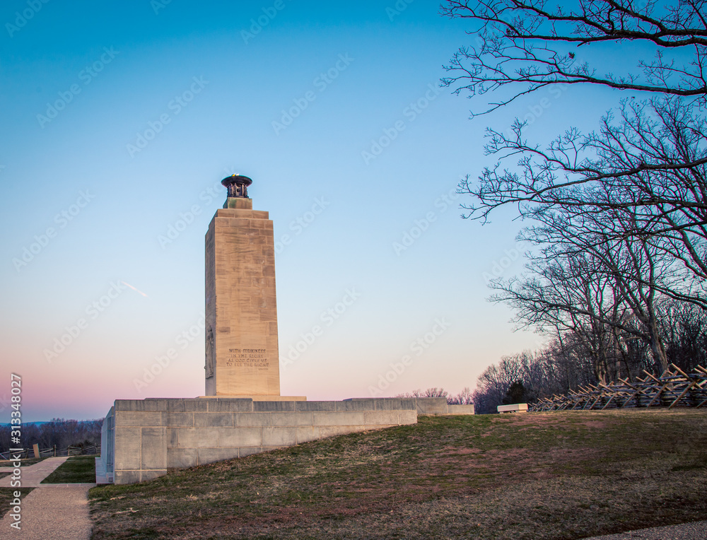 Eternal flame at Gettysburg National Park Eternal flame at Gettysburg National Park