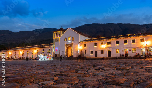 Plaza Mayor, Villa de Leyva, Boyaca Department, Colombia