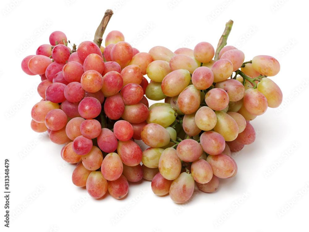 Obraz premium Grapes on a white background