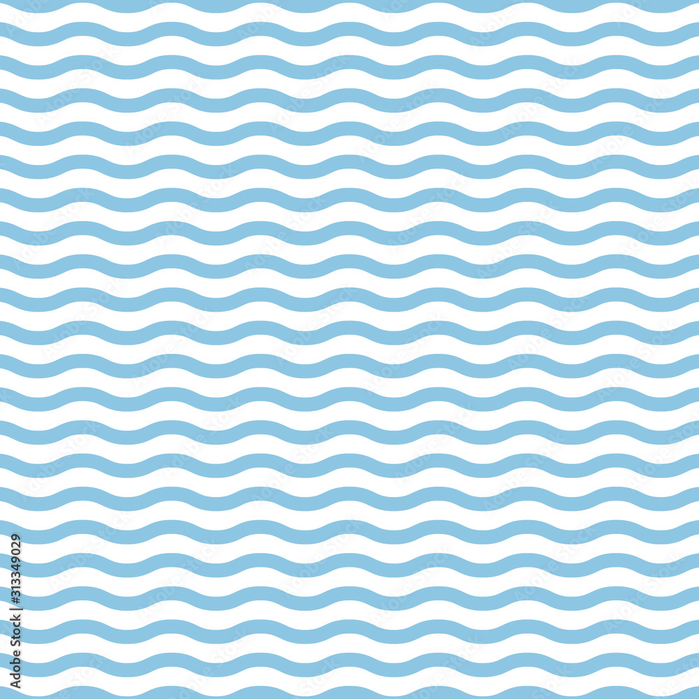 Seamless wave background in the sea on a white background Seamless wave background in the sea on a white background