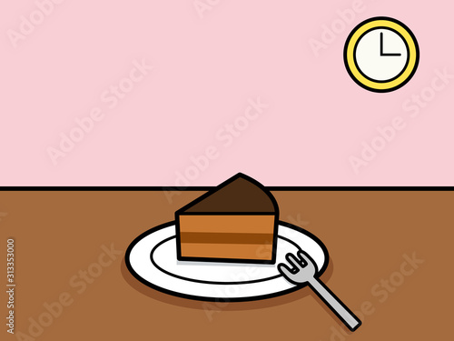 カフェタイム チョコケーキ （おやつの時間）