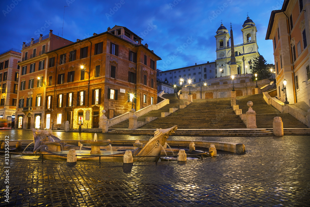 Spanish Steps at Spagna square