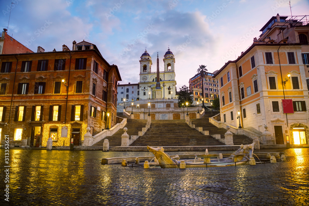 Spanish Steps at Spagna square