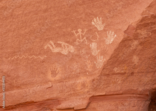 Archaeological Ruins at Canyon de Chelly National Monument, Navajo Nation, Arizona