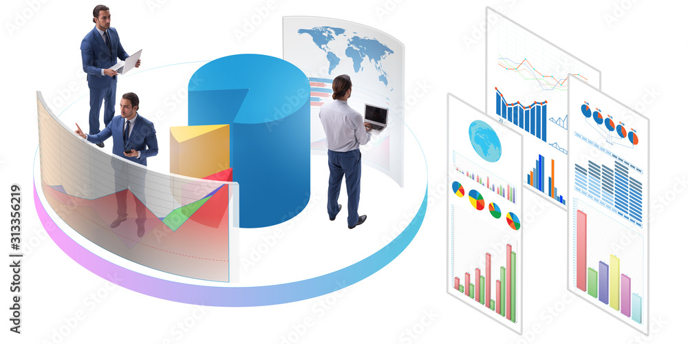 Trader working in technical visualization environment Trader working in technical visualization environment