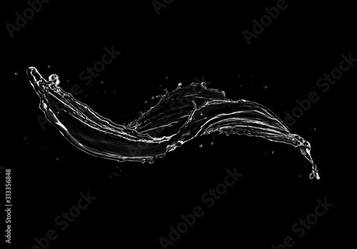 water Splash isolate.