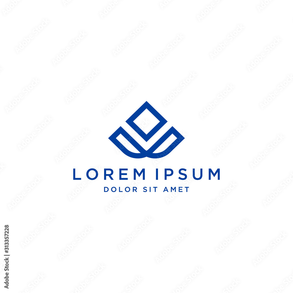 unique or abstract geometric logo design for finance unique or abstract geometric logo design for finance