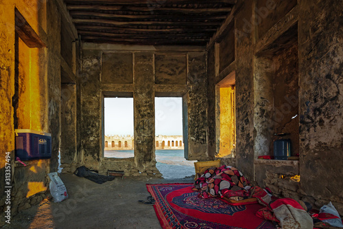 Beautiful images of Historical Old Al-Uqair port in Saudi Arabia. photo