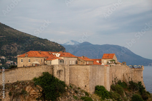 view of the town in Dubrovnik