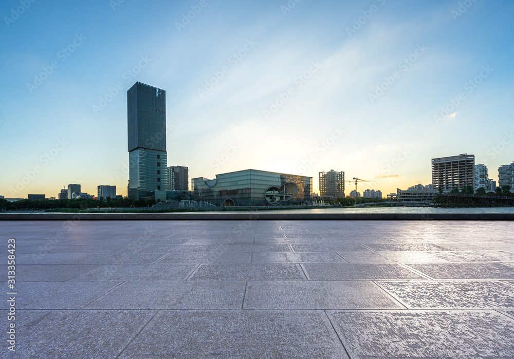 Obraz premium city skyline
