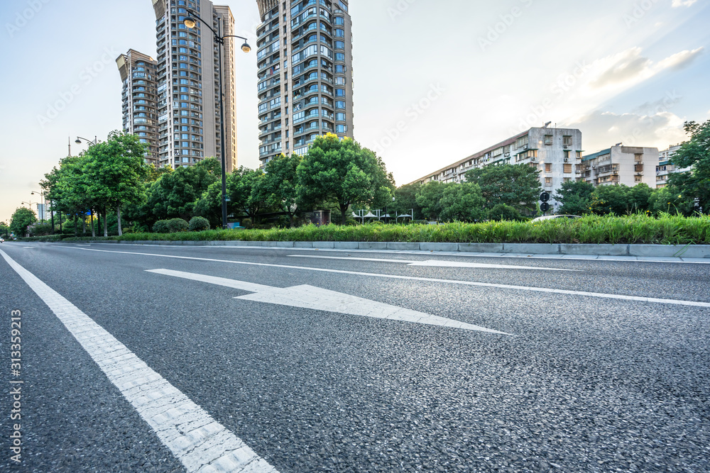 road in city