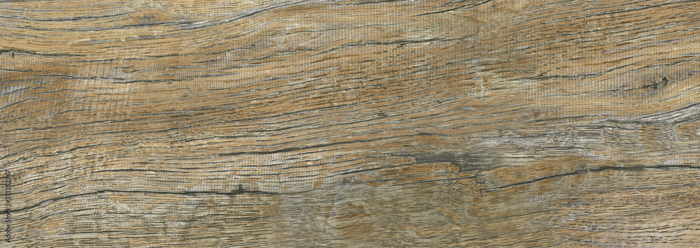 Fototapeta premium Rustic weathered wood texture background with knots and nail holes, old wooden texture for interior-exterior home decoration floor tile design and wallpaper.