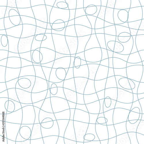 Seamless pattern of an abstract curve 