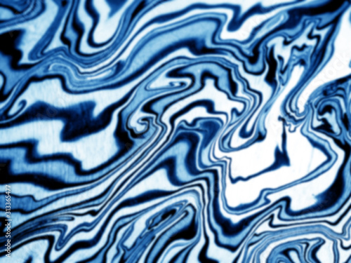 Blue dark water wave blur abstract background