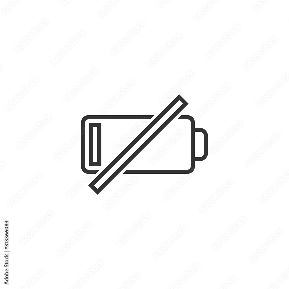 Battery charge icon in flat style. Power level vector illustration on white isolated background. Lithium accumulator business concept. Battery charge icon in flat style. Power level vector illustration on white isolated background. Lithium accumulator business concept.