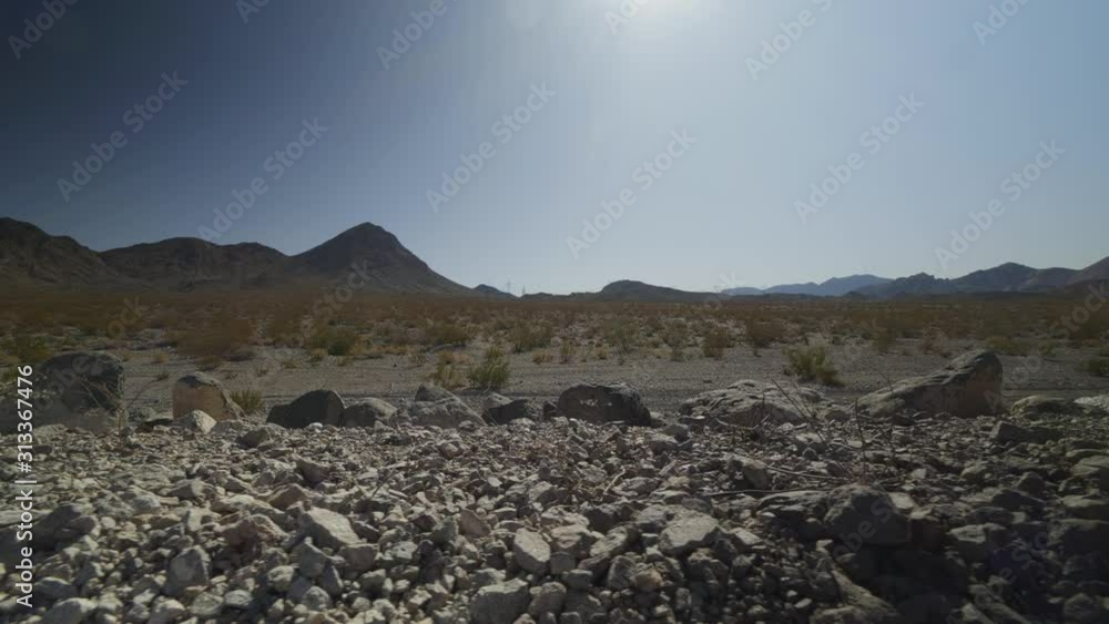 Mt. Scorpion and the surrounding desert of the Nevada landscape. Mt. Scorpion and the surrounding desert of the Nevada landscape.