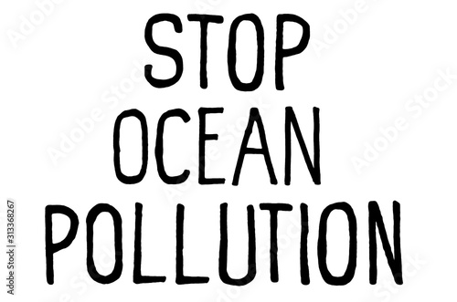 Canvastavla Stop ocean pollution