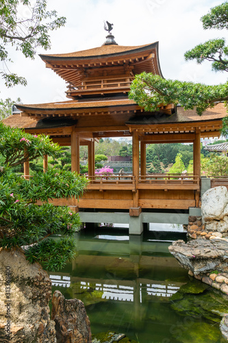 Beautiful pavilion at Nan Lian garden, Hong Kong