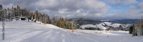 Panorama - Stacja narciarska Słowtwiny - stacja górna