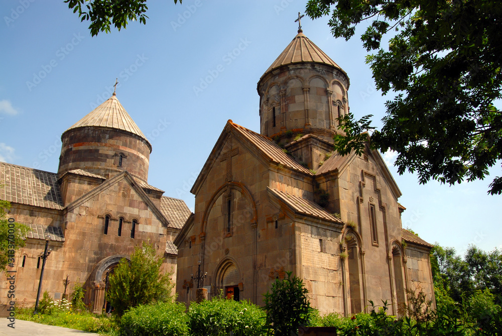 Kecharis Monastery. Tsakhkadzor (or Tsaghkadzor) town, Kotayk Region, Armenia.
