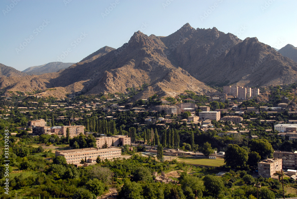 Meghri town. Syunik Region. Armenia.