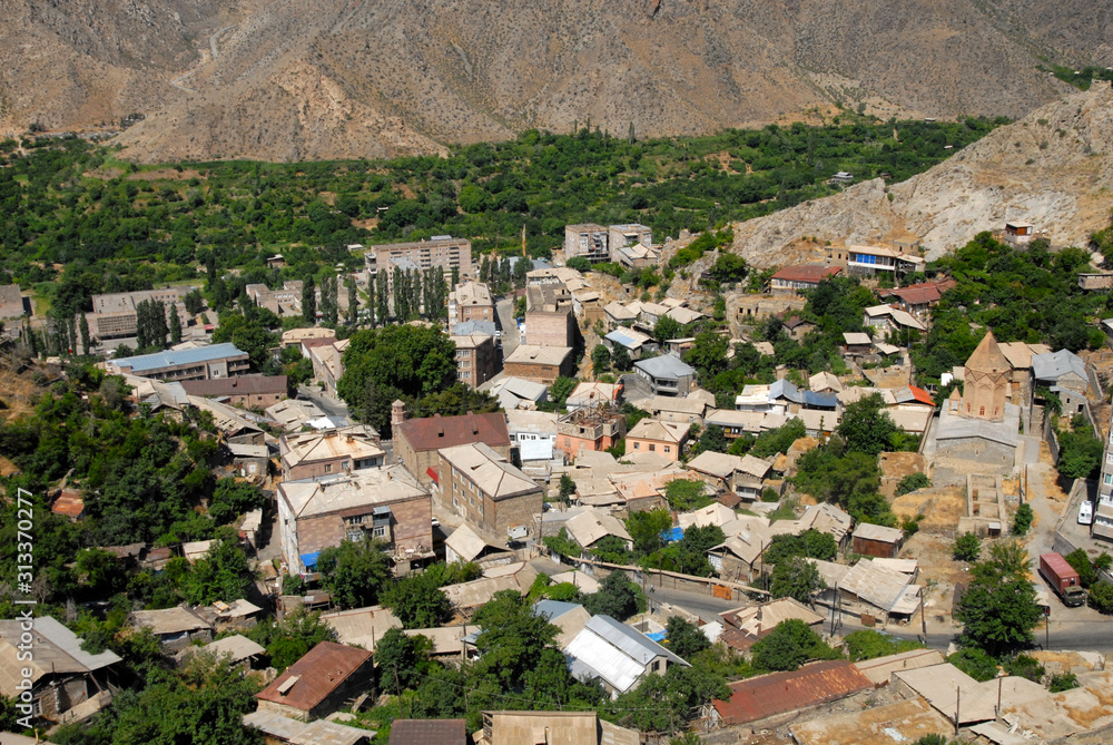 Meghri town. Syunik Region. Armenia.