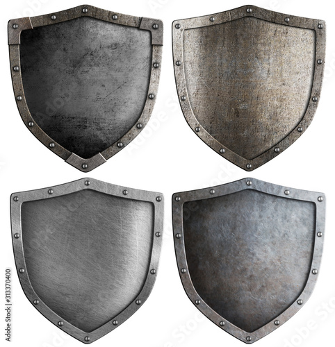 Metal classical shields set...