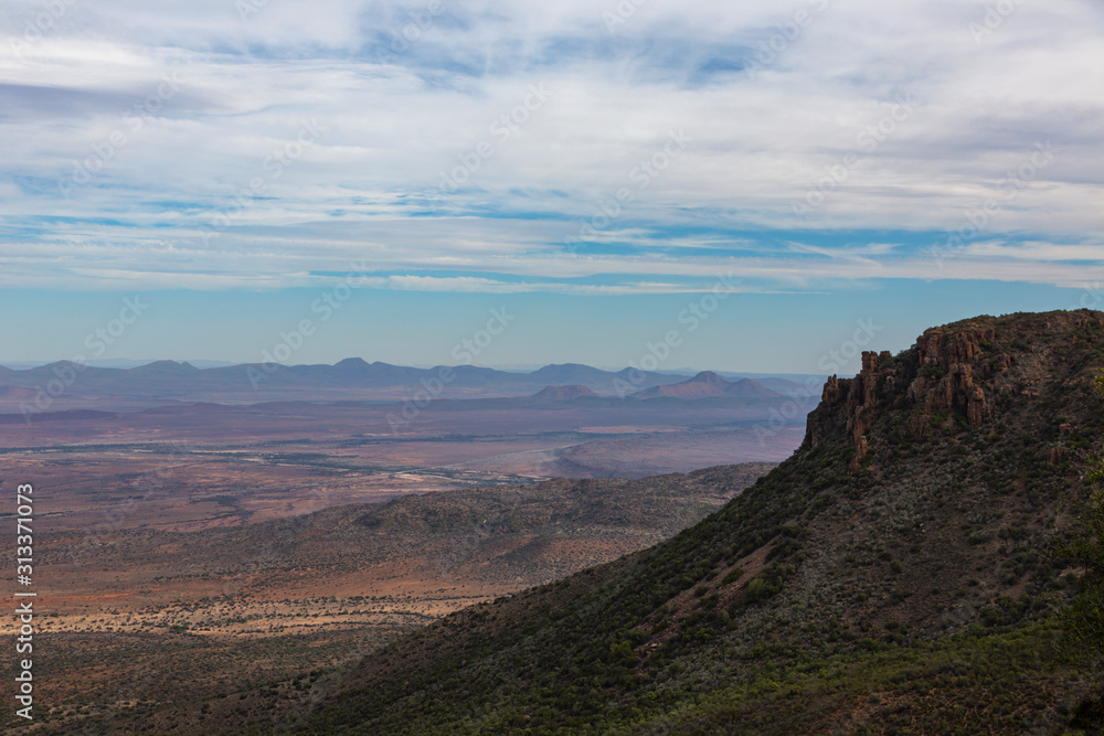 View of Valley of Desolation in the Karoo