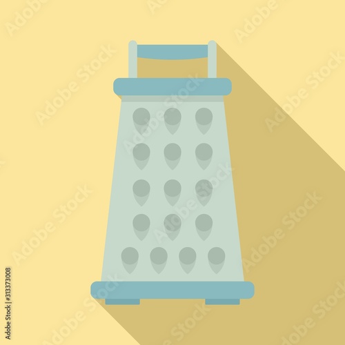 Grater icon. Flat illustration of grater vector icon for web design