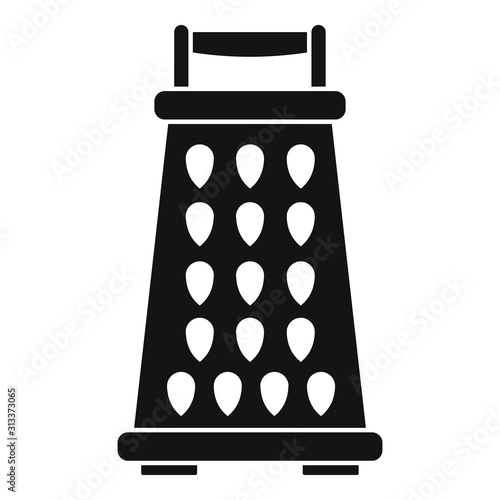 Grater icon. Simple illustration of grater vector icon for web design isolated on white background