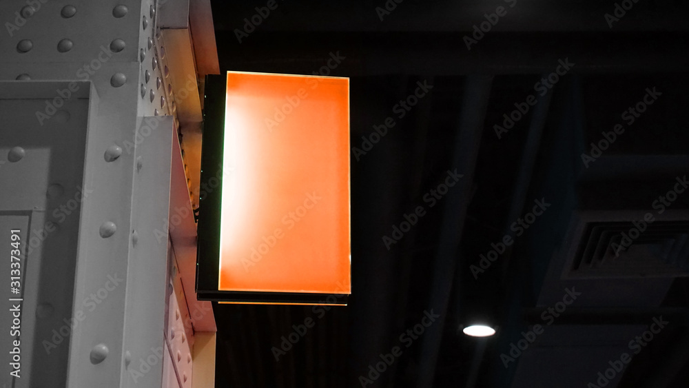 Blank Lightbox Signage Hang On Wall Stock Photo Adobe Stock blank-lightbox-signage-hang-on-wall-stock-photo-adobe-stock