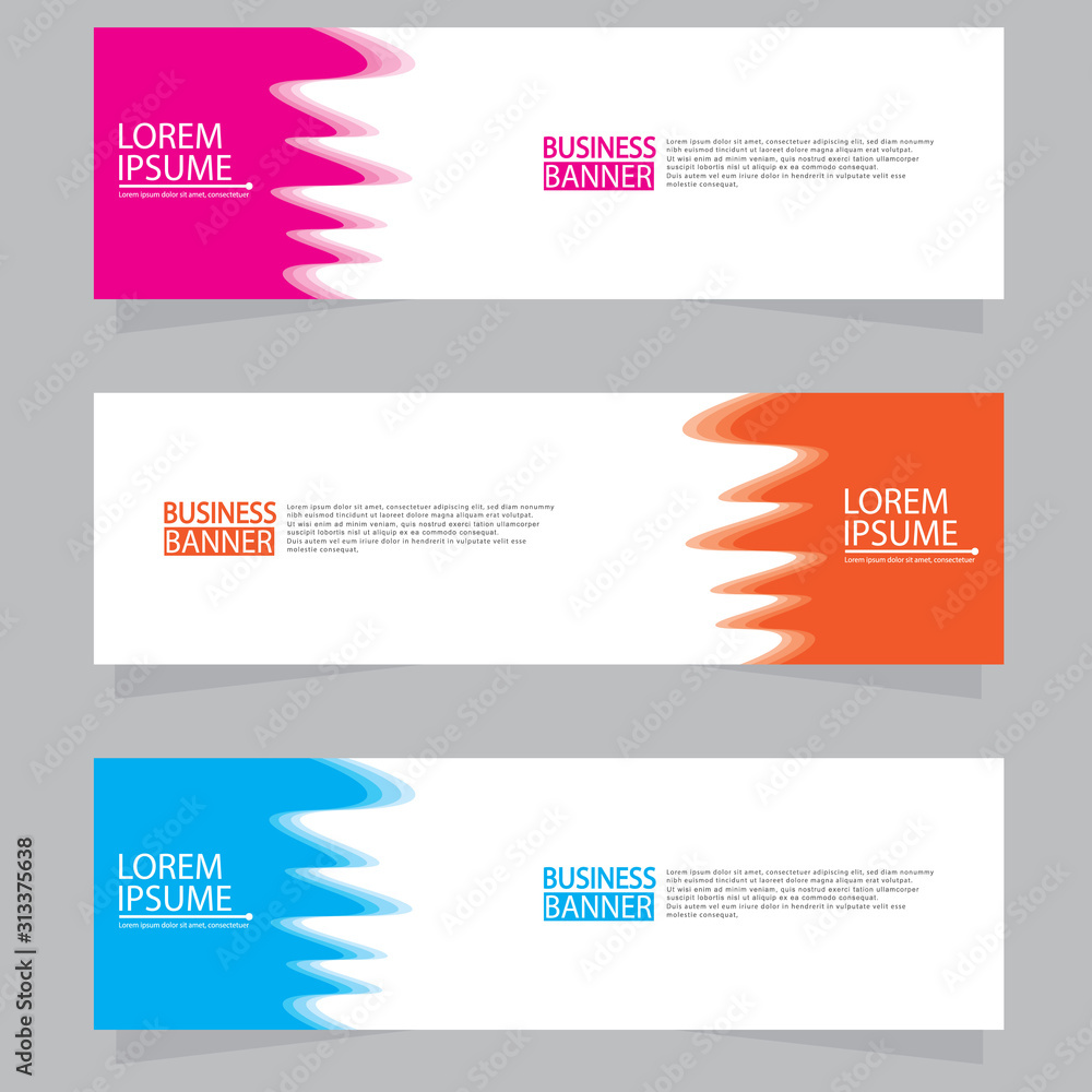Vector abstract design web banner template. Web Design Elements - Header Design. Abstract geometric web banner template on grey background.Modern banner. W Vector abstract design web banner template. Web Design Elements - Header Design. Abstract geometric web banner template on grey background.Modern banner. W
