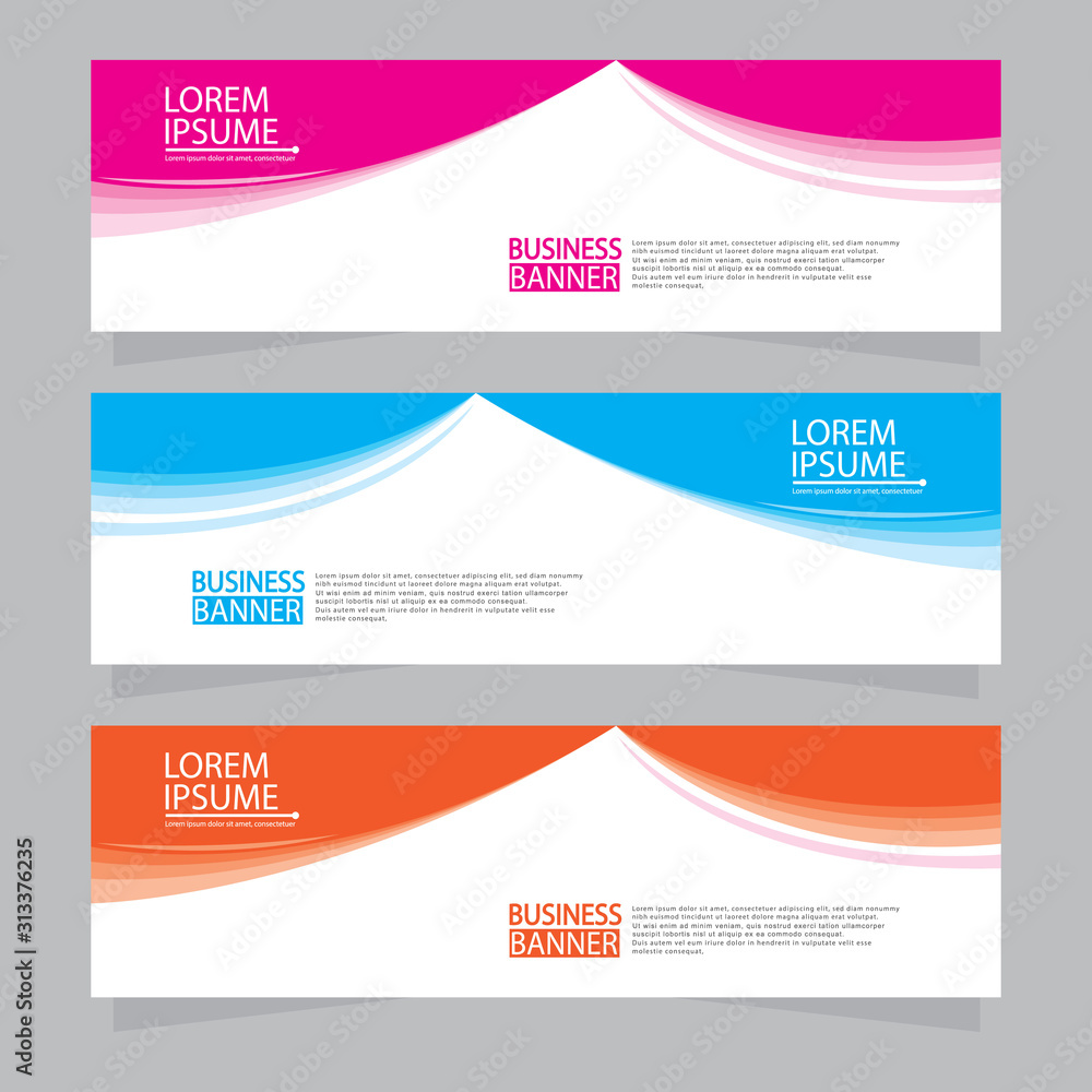 Vector abstract design web banner template. Web Design Elements - Header Design. Abstract geometric web banner template on grey background.Modern banner. W Vector abstract design web banner template. Web Design Elements - Header Design. Abstract geometric web banner template on grey background.Modern banner. W