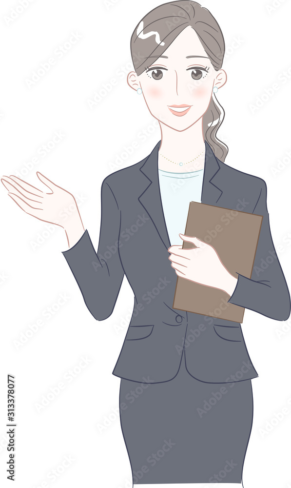 スーツの女性 スーツの女性