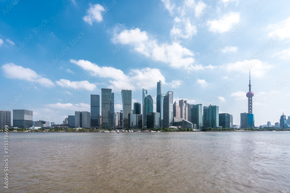 Naklejka premium Panorama miasta