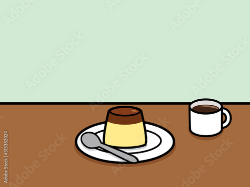 カフェタイム プリン（お家でカフェ）