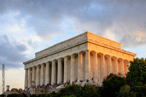 Lincoln Memorial is located across from the Washington Monument. This place is an American national memorial built to honor the 16th President of the United States, Abraham Lincoln