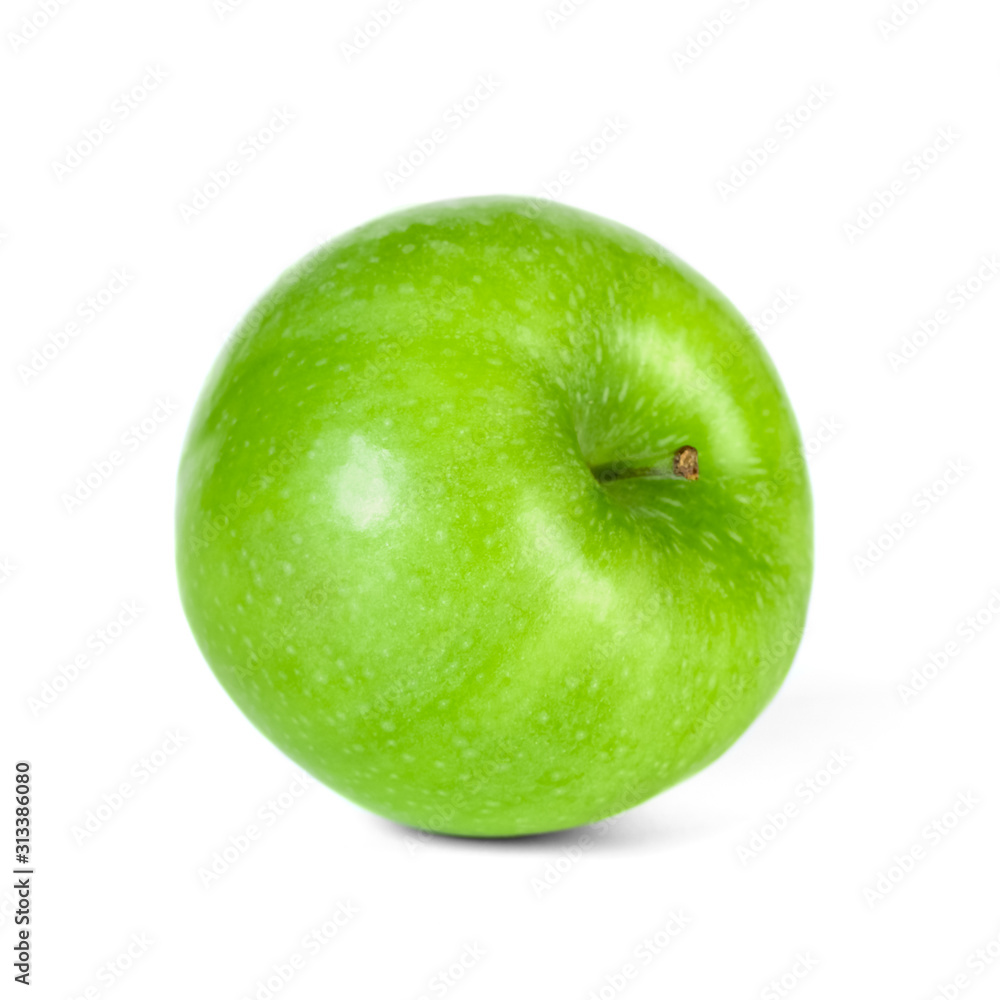 Green apple isolated on white background. Healthy food. Green apple isolated on white background. Healthy food.