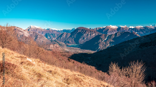 Panorama from the alpine peak