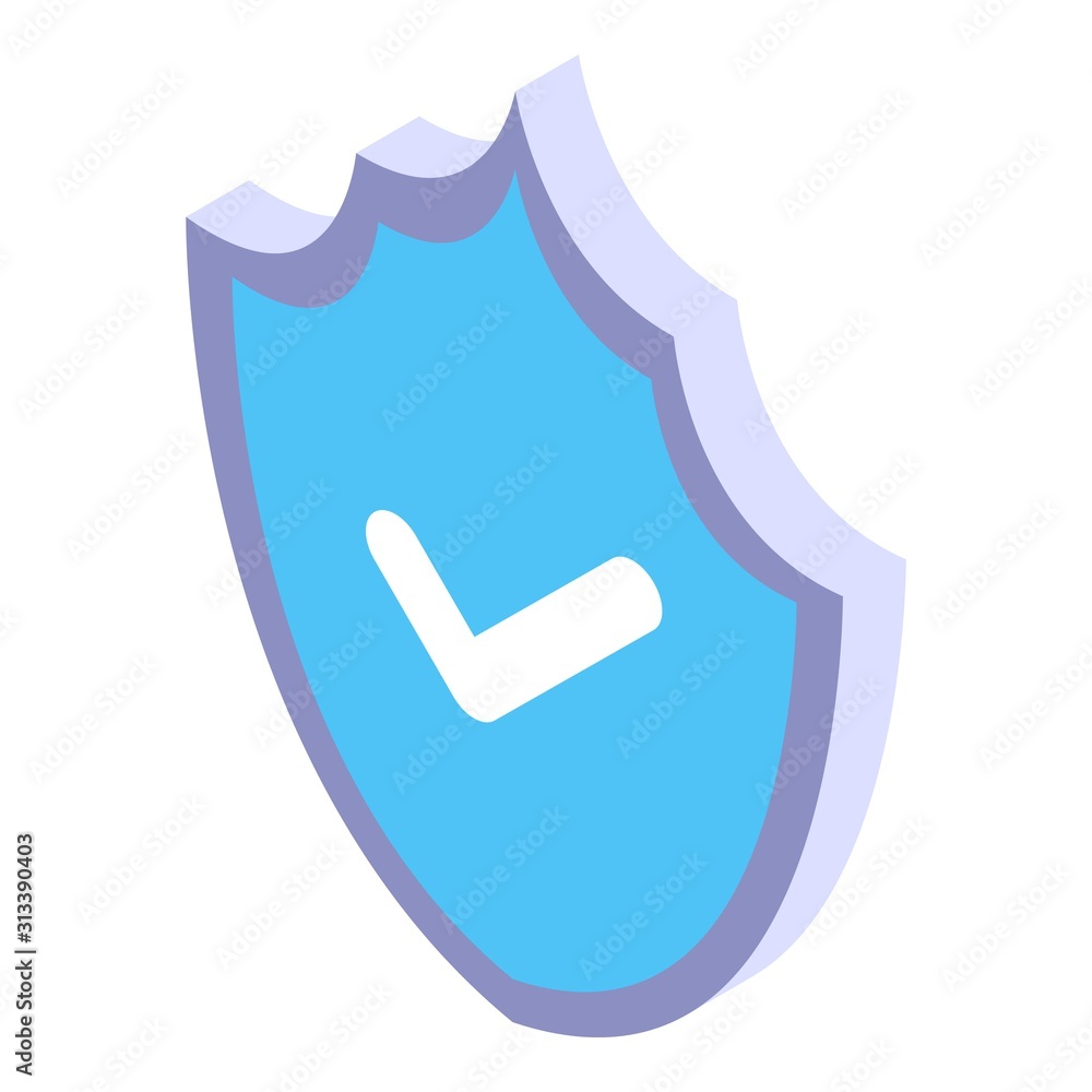 Travel insurance icon. Isometric of travel insurance vector icon for web design isolated on white background Travel insurance icon. Isometric of travel insurance vector icon for web design isolated on white background