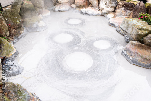 Japanese mud onsen in Beppu