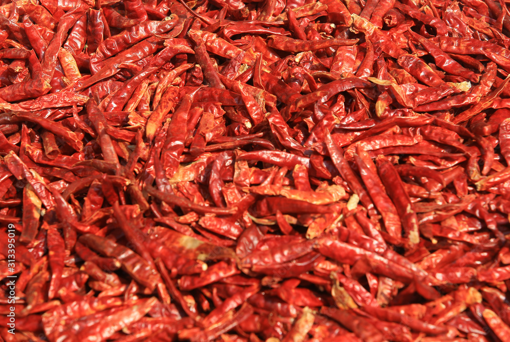 dry Chili pepper, thai spices dry Chili pepper, thai spices