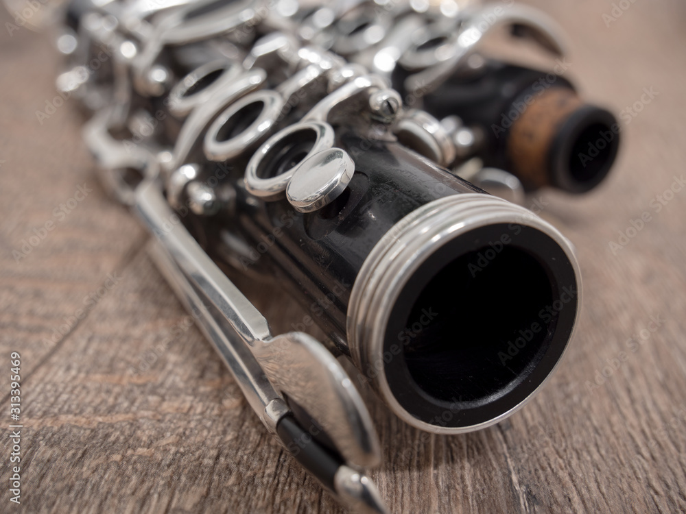 Naklejka premium Klarinette,Teile
