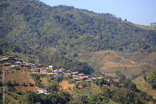 Satikhiri village in northern thailand: rural scenery