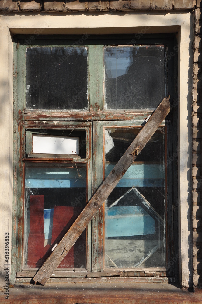 window in an old house window in an old house