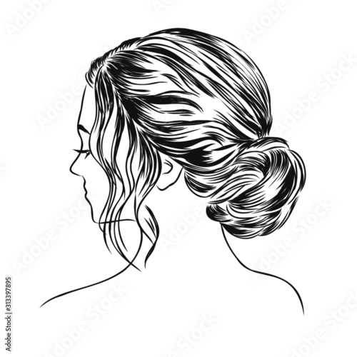 girl with long hair