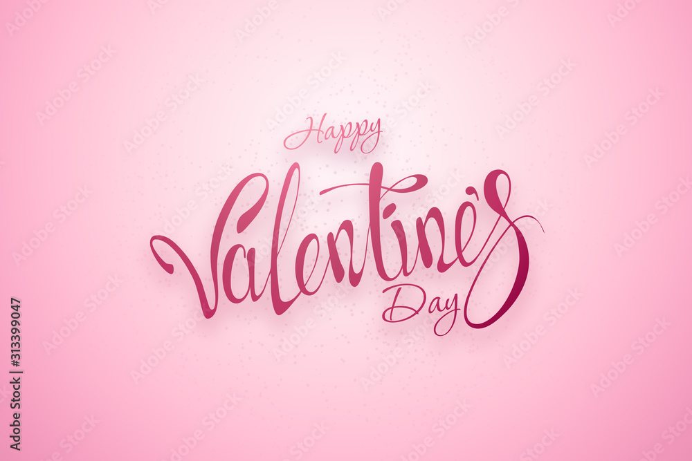 Valentine's day design, pink background. Sale poster blank love sale flyer.